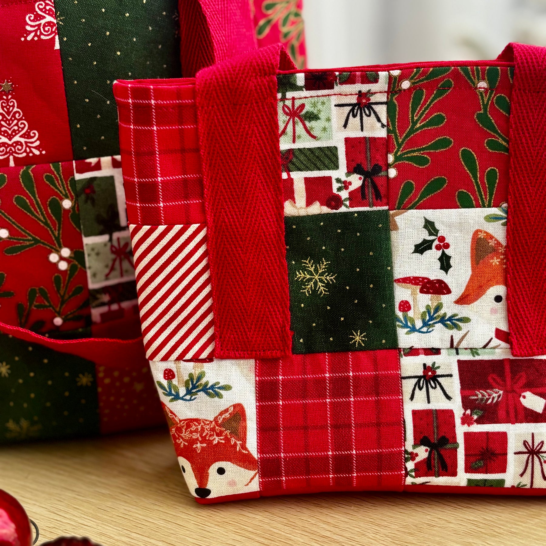 Sustainable  Christmas Gift & Keepsake lined Bags