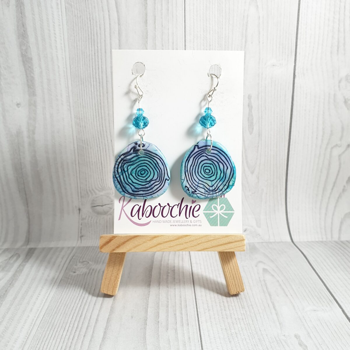 Polymer Clay Disc Earrings - Lots of Colours
