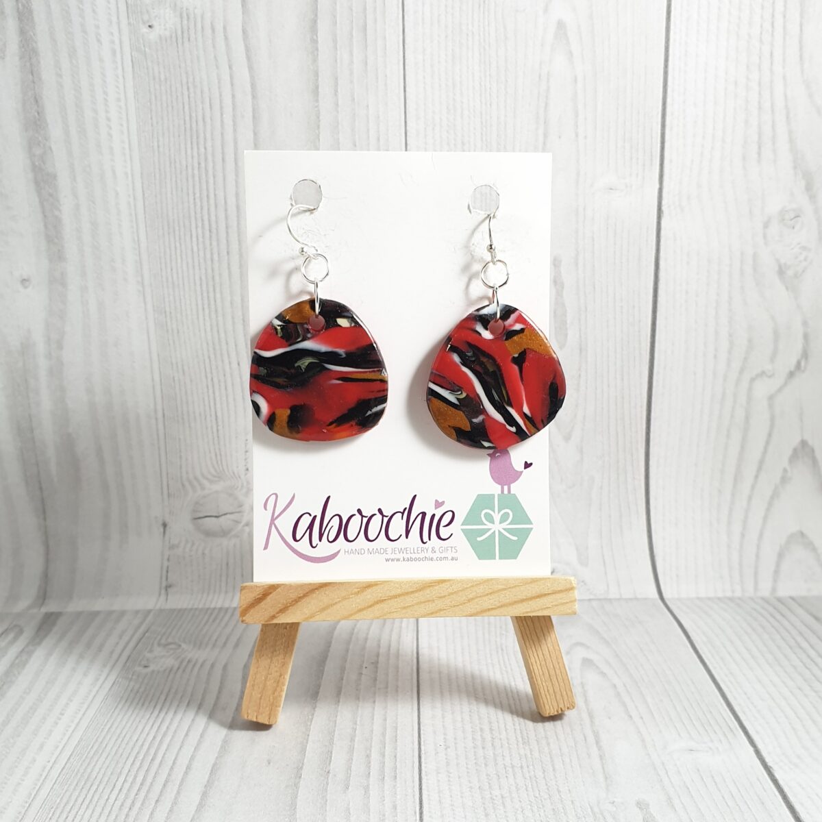 Polymer Clay Disc Earrings - Lots of Colours