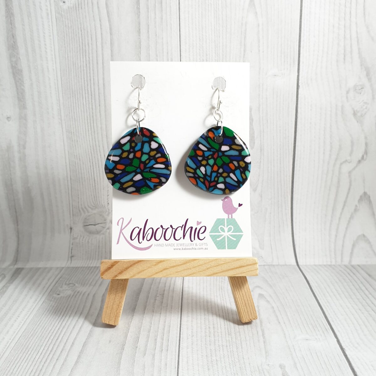 Polymer Clay Disc Earrings - Lots of Colours