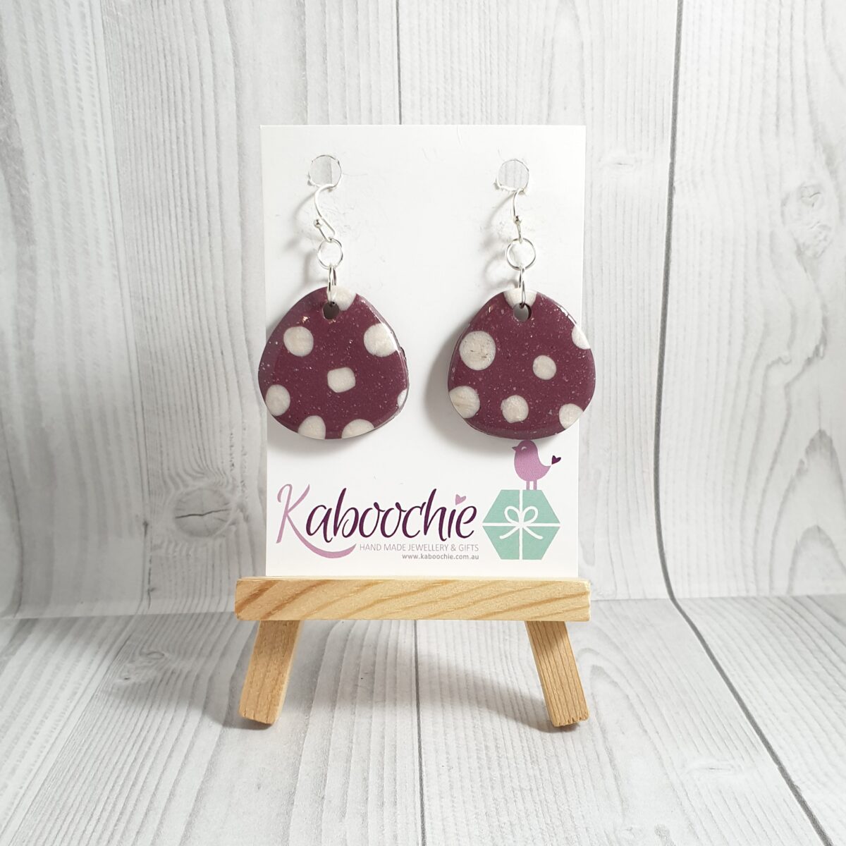 Polymer Clay Disc Earrings - Lots of Colours