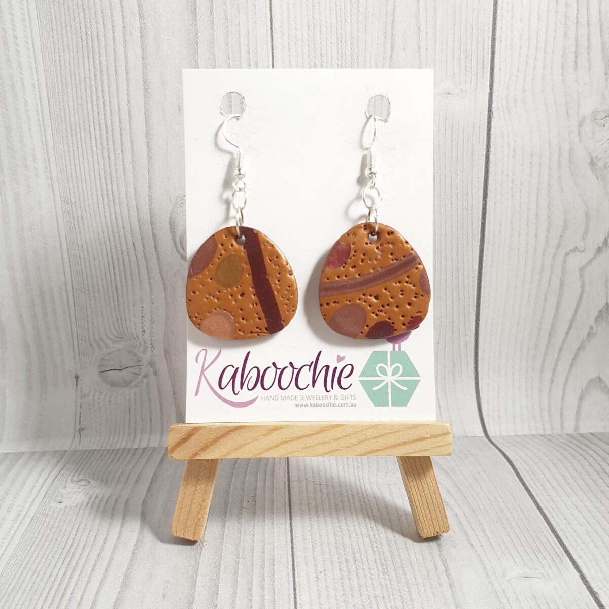 Polymer Clay Disc Earrings - Lots of Colours