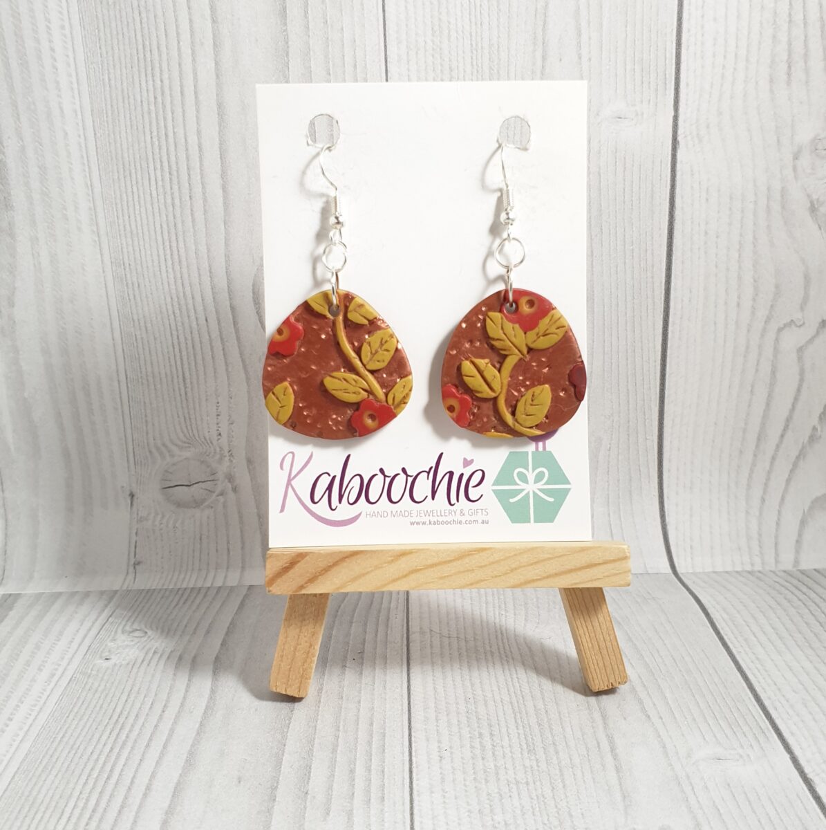 Polymer Clay Disc Earrings - Lots of Colours