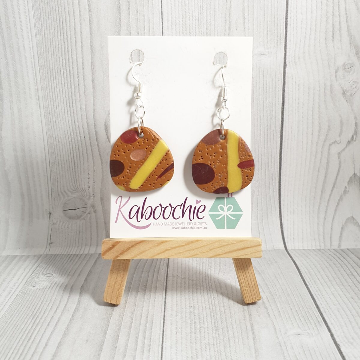 Polymer Clay Disc Earrings - Lots of Colours