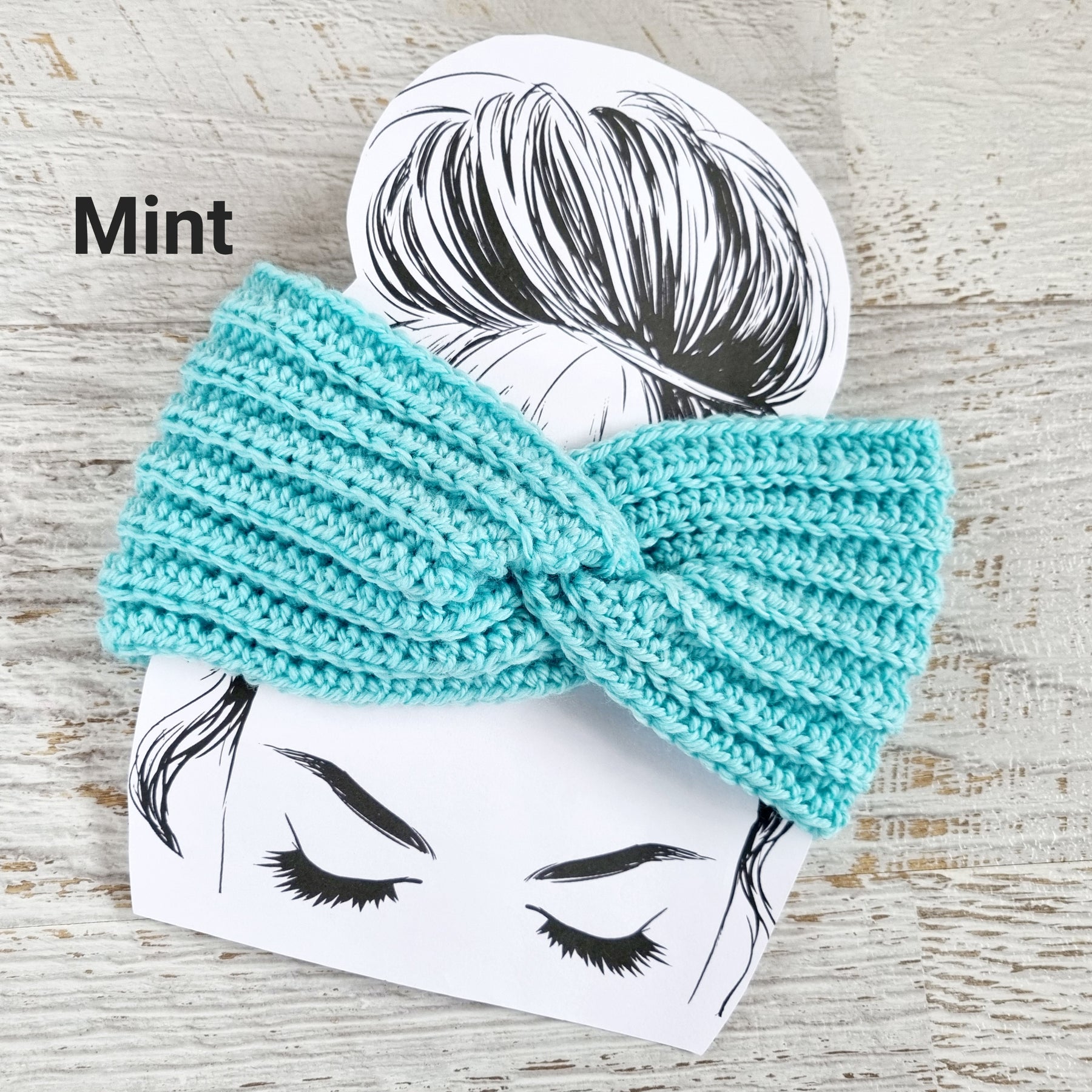 Ladies Headband | Earwarmer | Vintage | Handmade |100% Pure Australian Wool