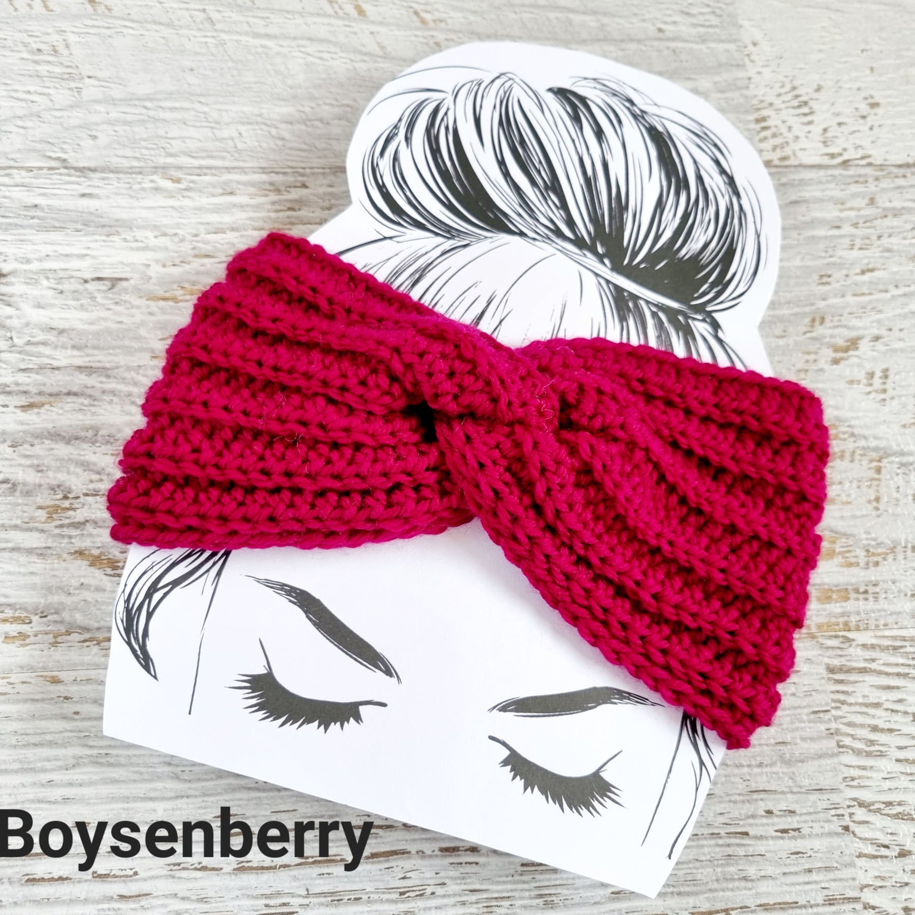 Ladies Headband | Earwarmer | Vintage | Handmade |100% Pure Australian Wool