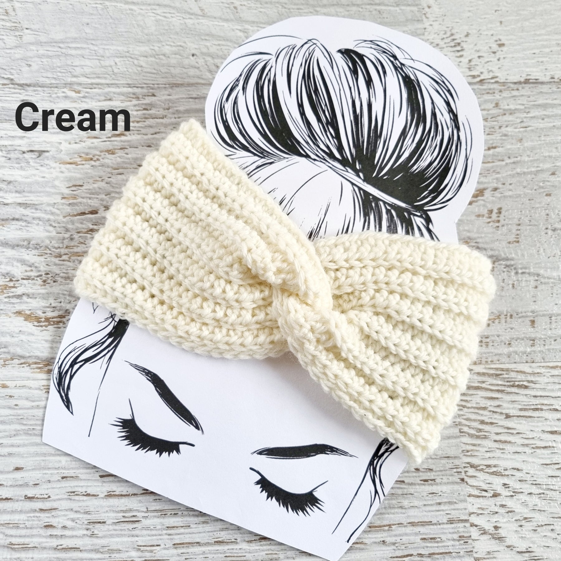 Ladies Headband | Earwarmer | Vintage | Handmade |100% Pure Australian Wool