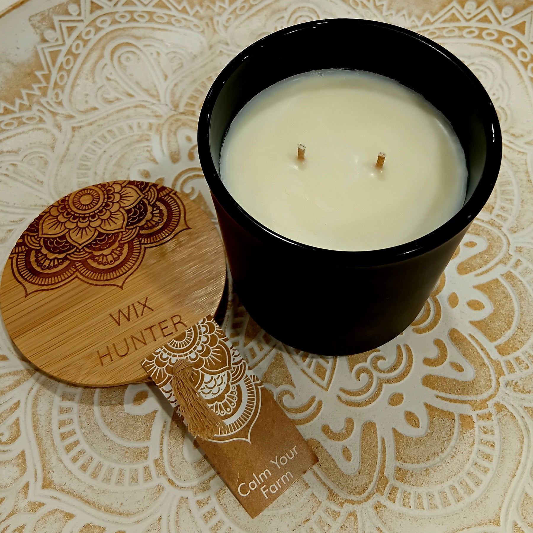 Urban Soy Candle Collection Hand poured Candle - Matte Black Colour Jar