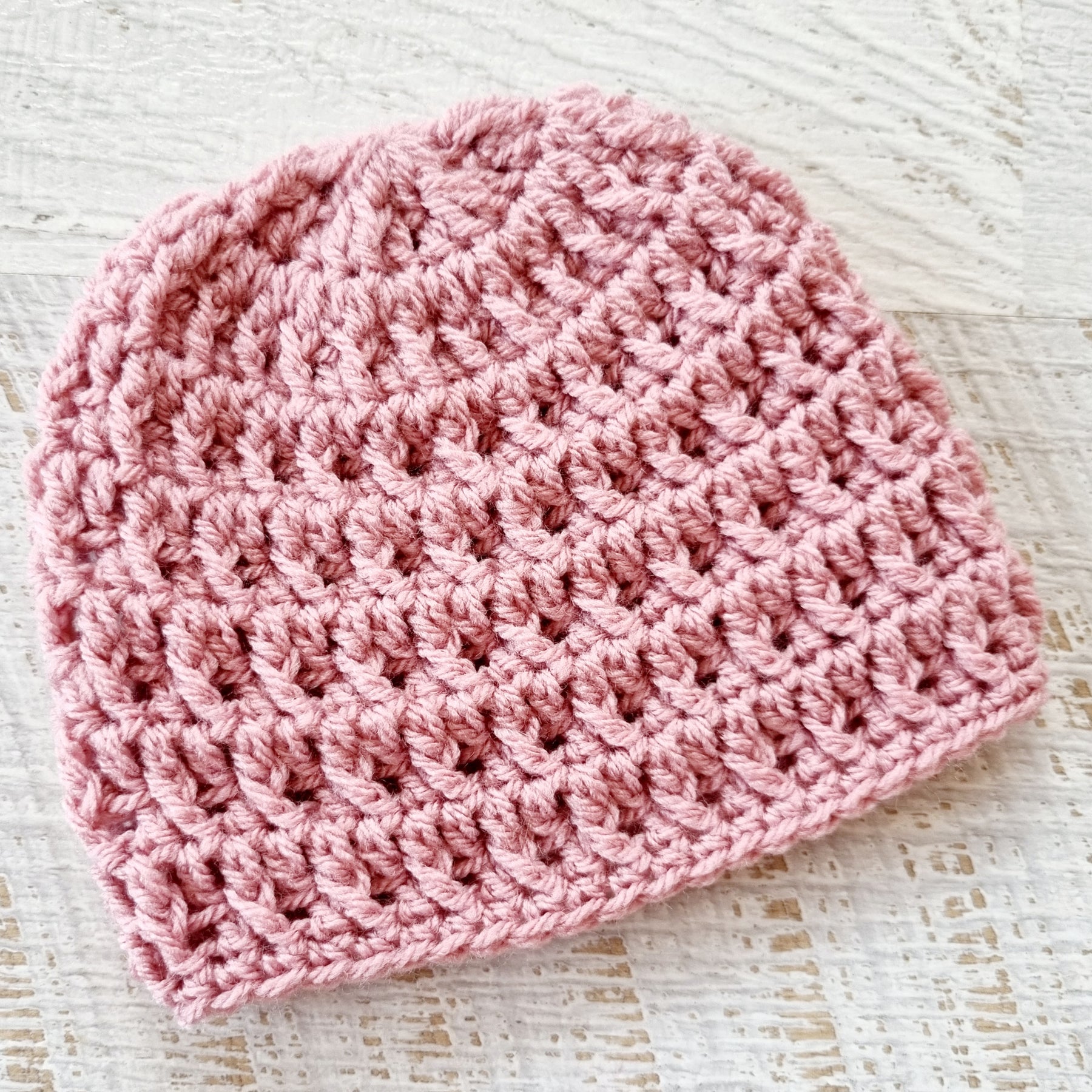 Baby Beanie | Vintage | Newborn | Handmade | Crochet | Knit | Hat