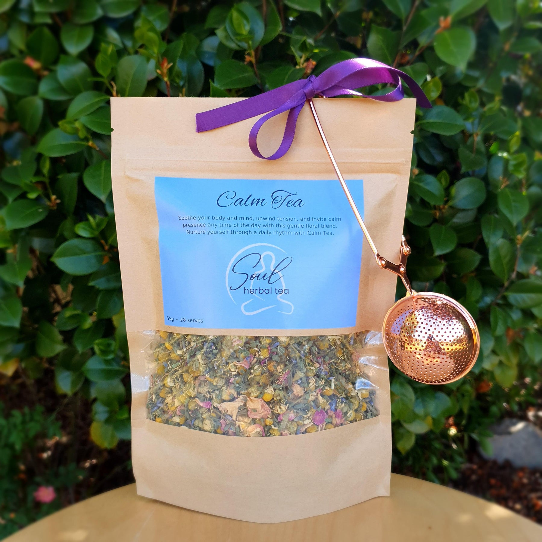 Soul Herbal Tea & Rose Gold Infuser GIFT BUNDLE