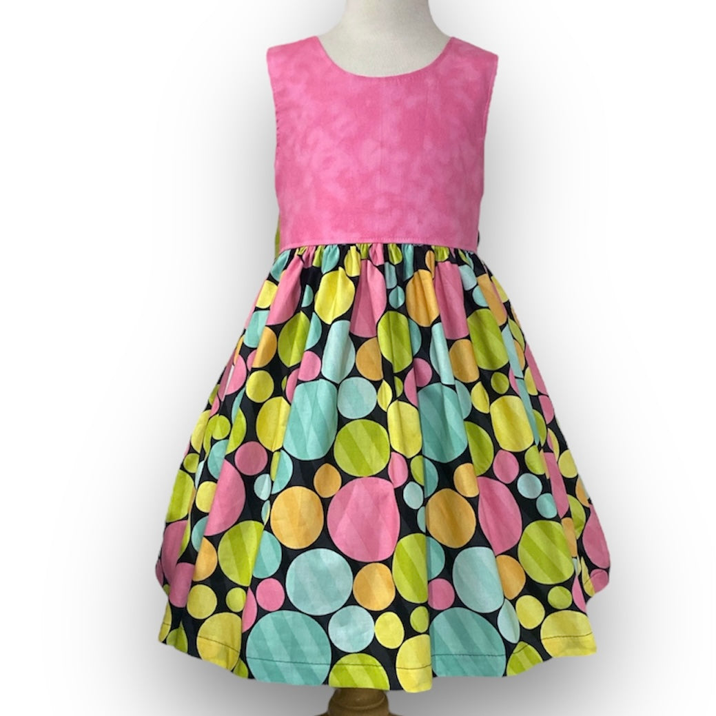 SIZE 6 Bright Spot Scoop Back Tea Party Dress