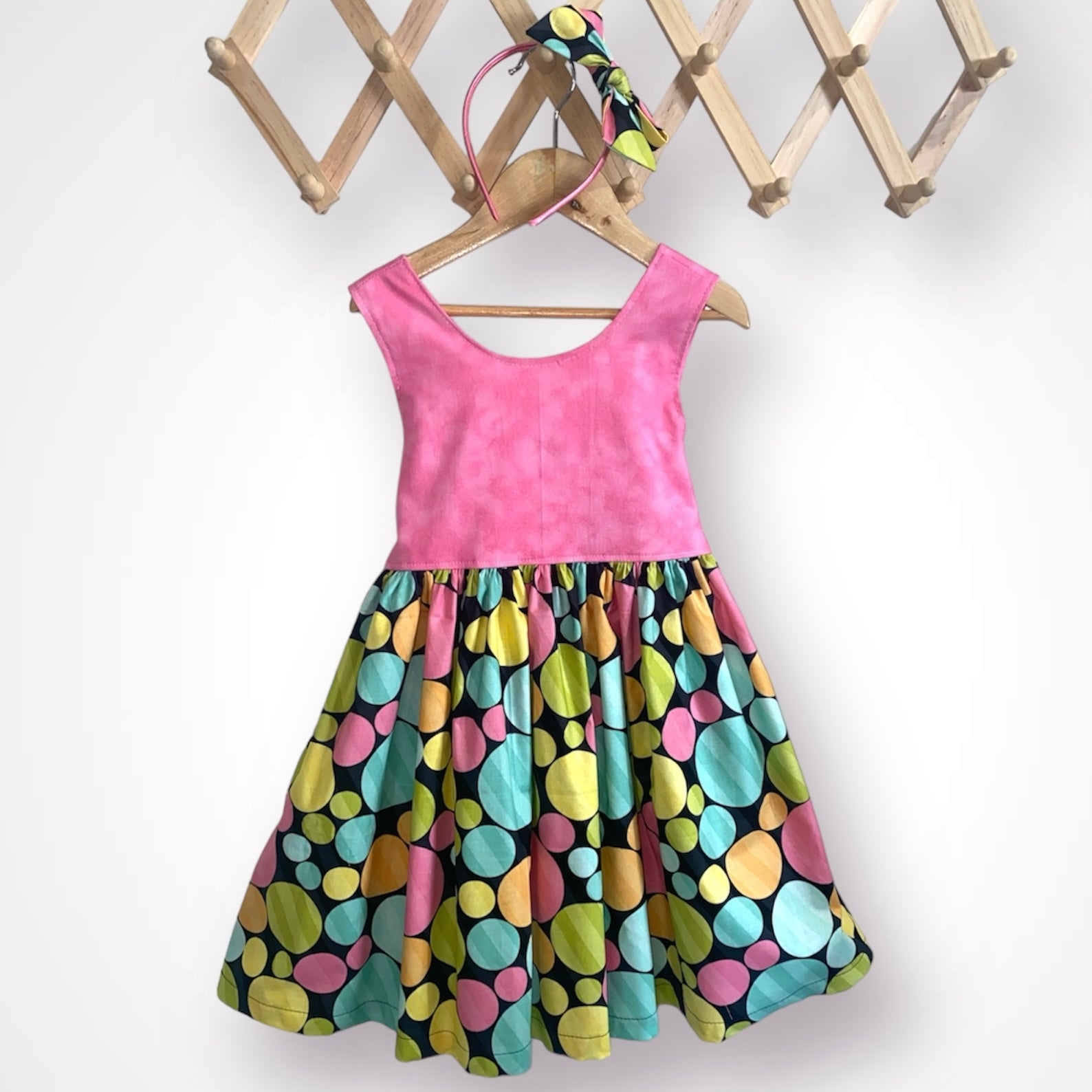 SIZE 6 Bright Spot Scoop Back Tea Party Dress