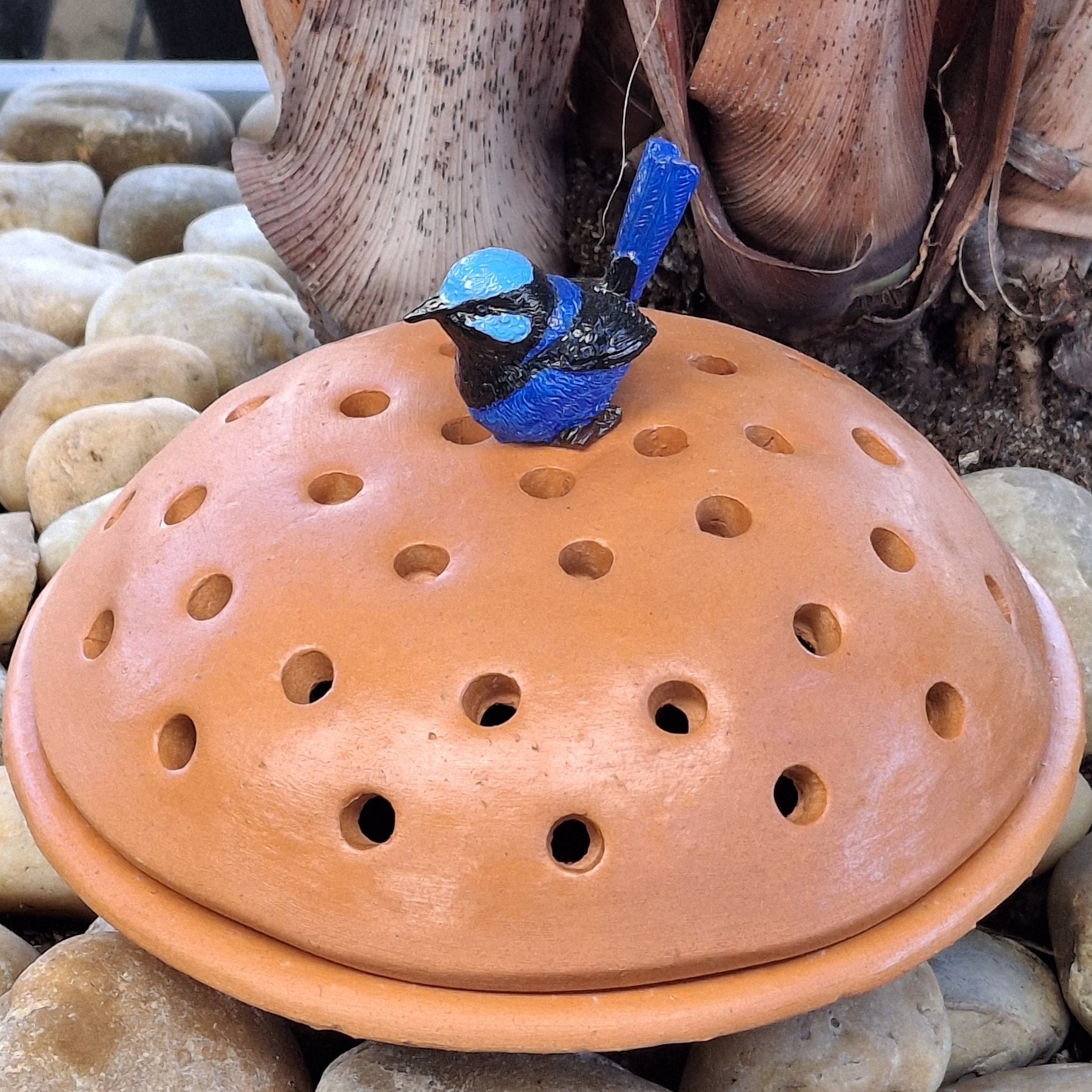 Mosquito Coil Holder Blue Wren
