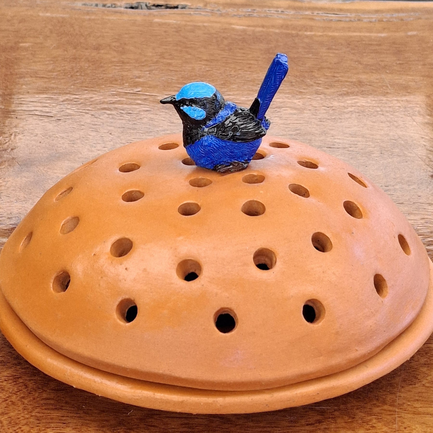 Mosquito Coil Holder Blue Wren