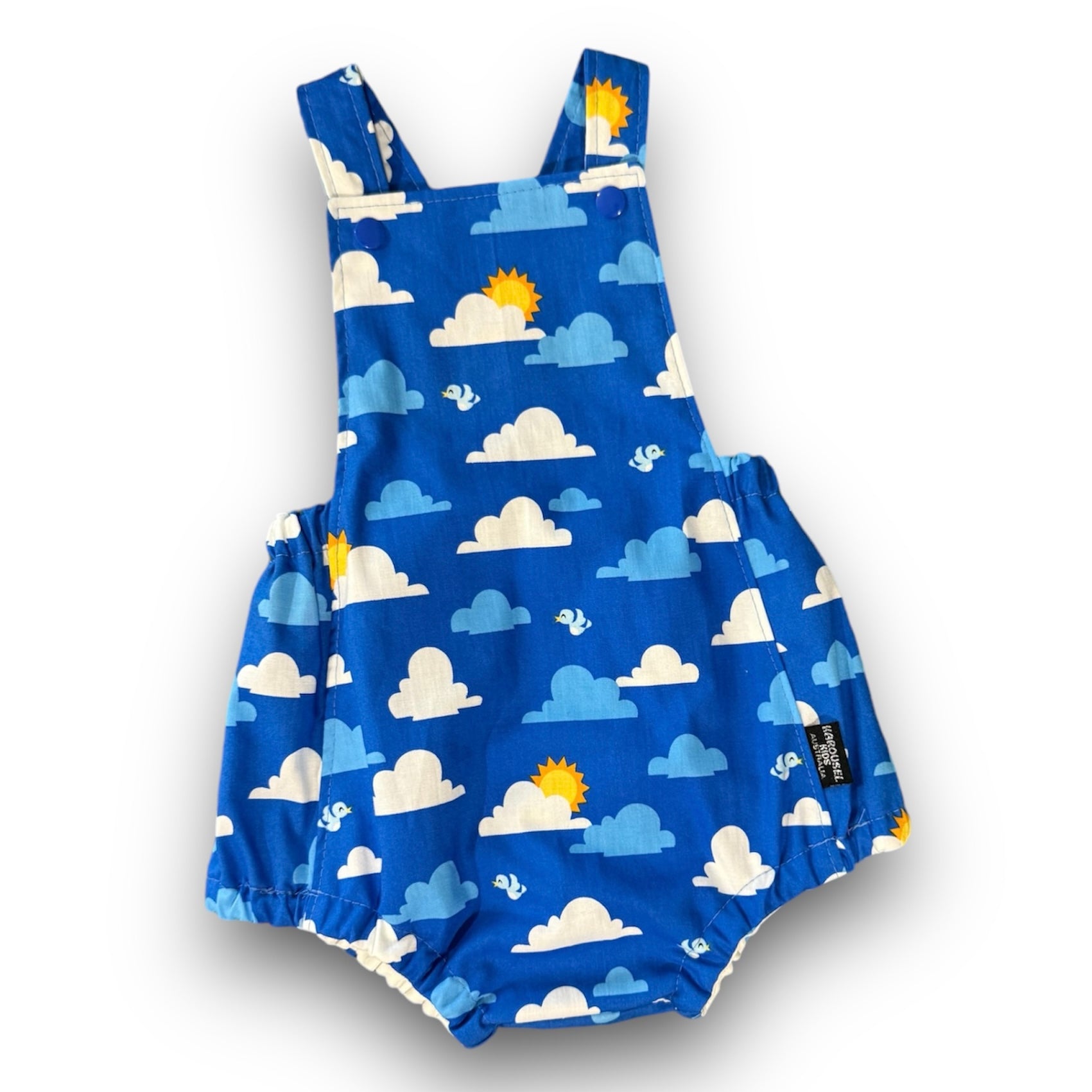 Cotton Print Basic Cotton Overall Playsuit (SIZES 000-0)