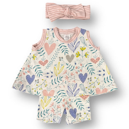 SIZE 000 Hearts and Flowers Swing SET
