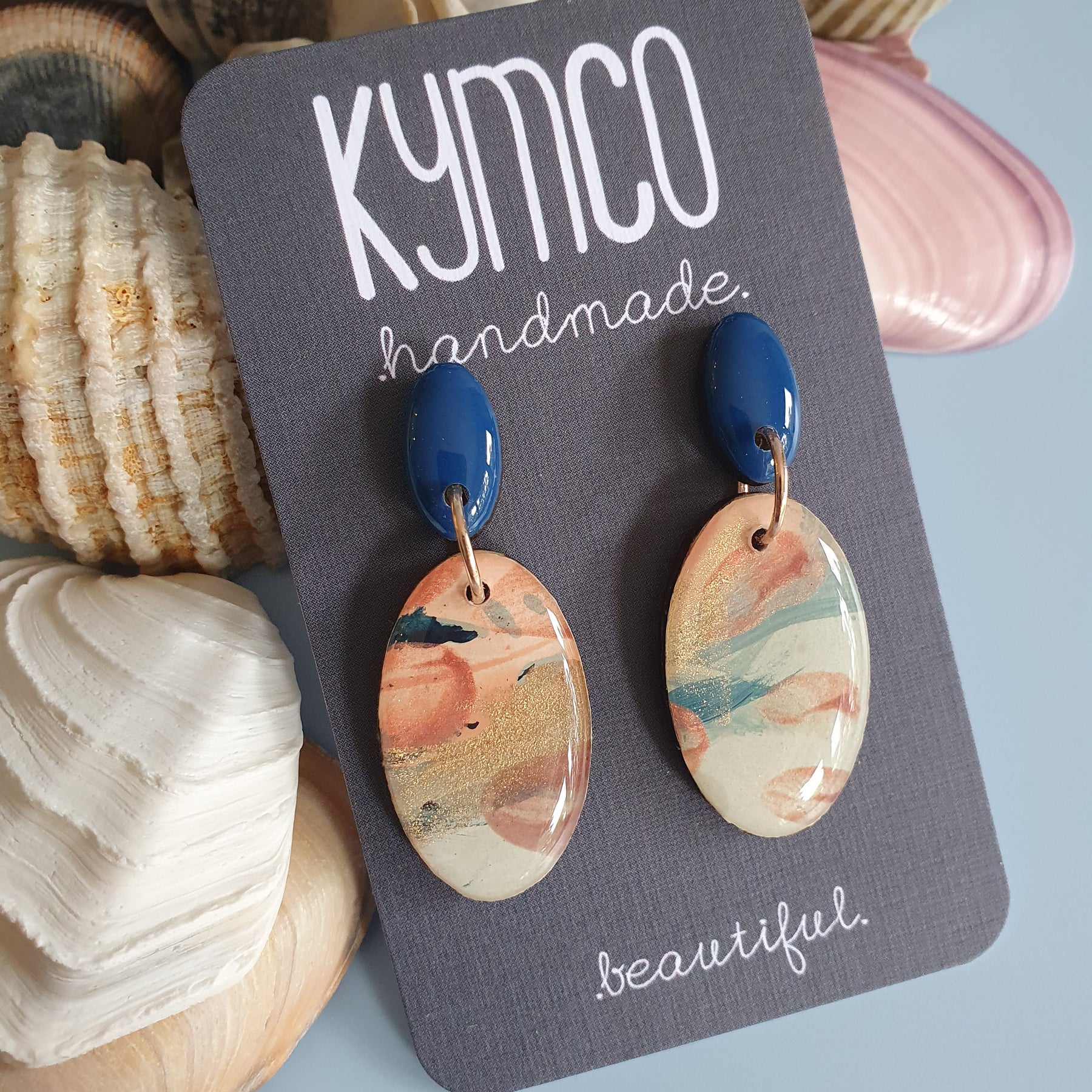 The Sea Dreams Collection | Resin art earrings | Part 2 | Large dangles | Studs