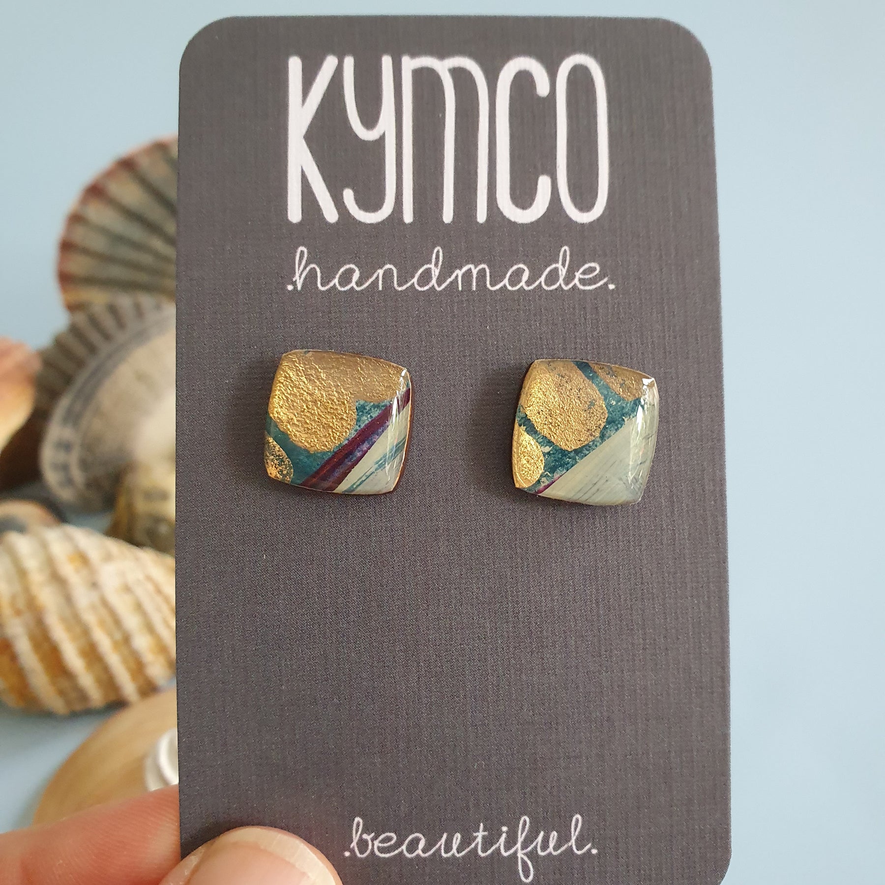 The Sea Dreams Collection | Resin art earrings | Part 2 | Large dangles | Studs