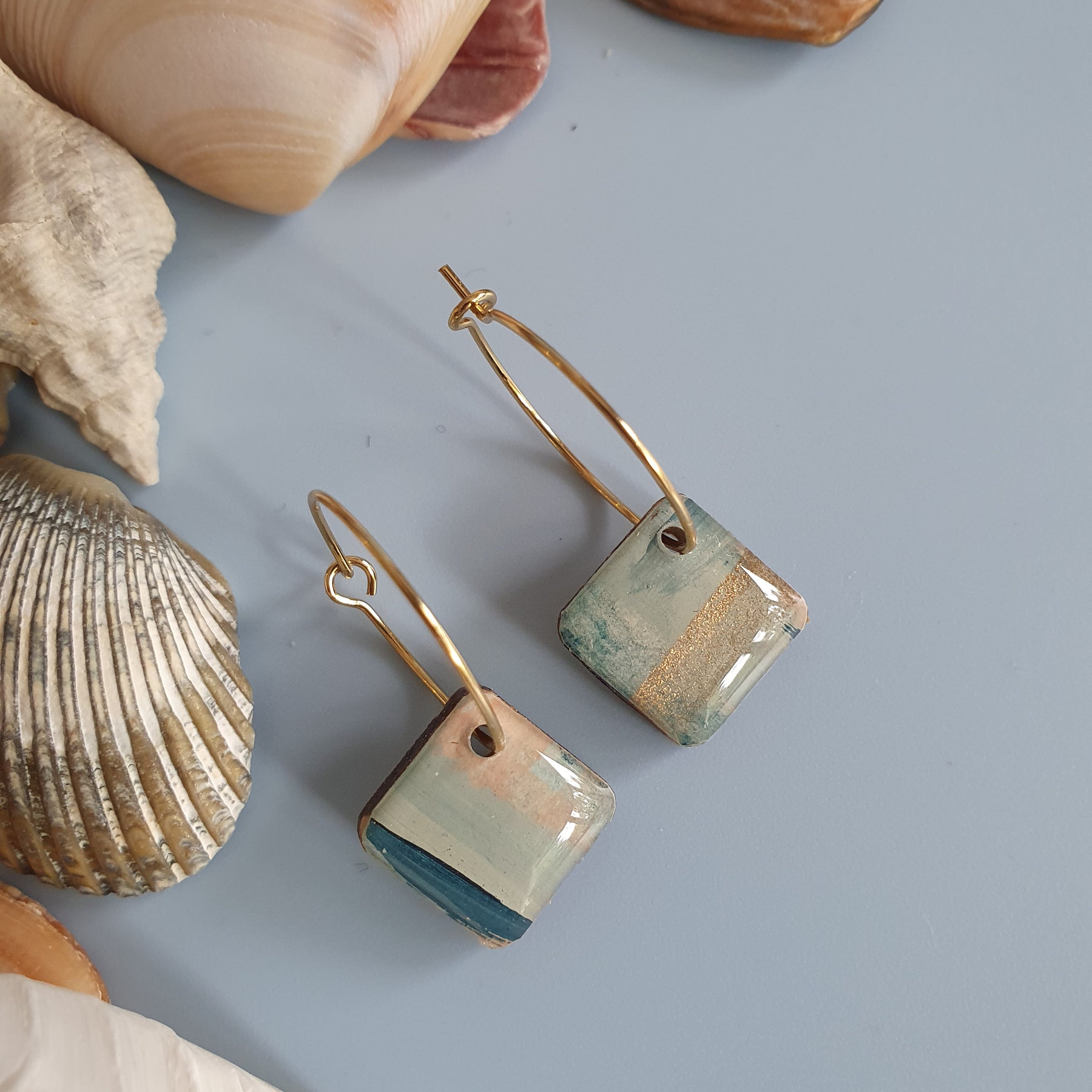 The Sea Dreams Collection | Resin art earrings | Part 1 | Small dangles | Pendants