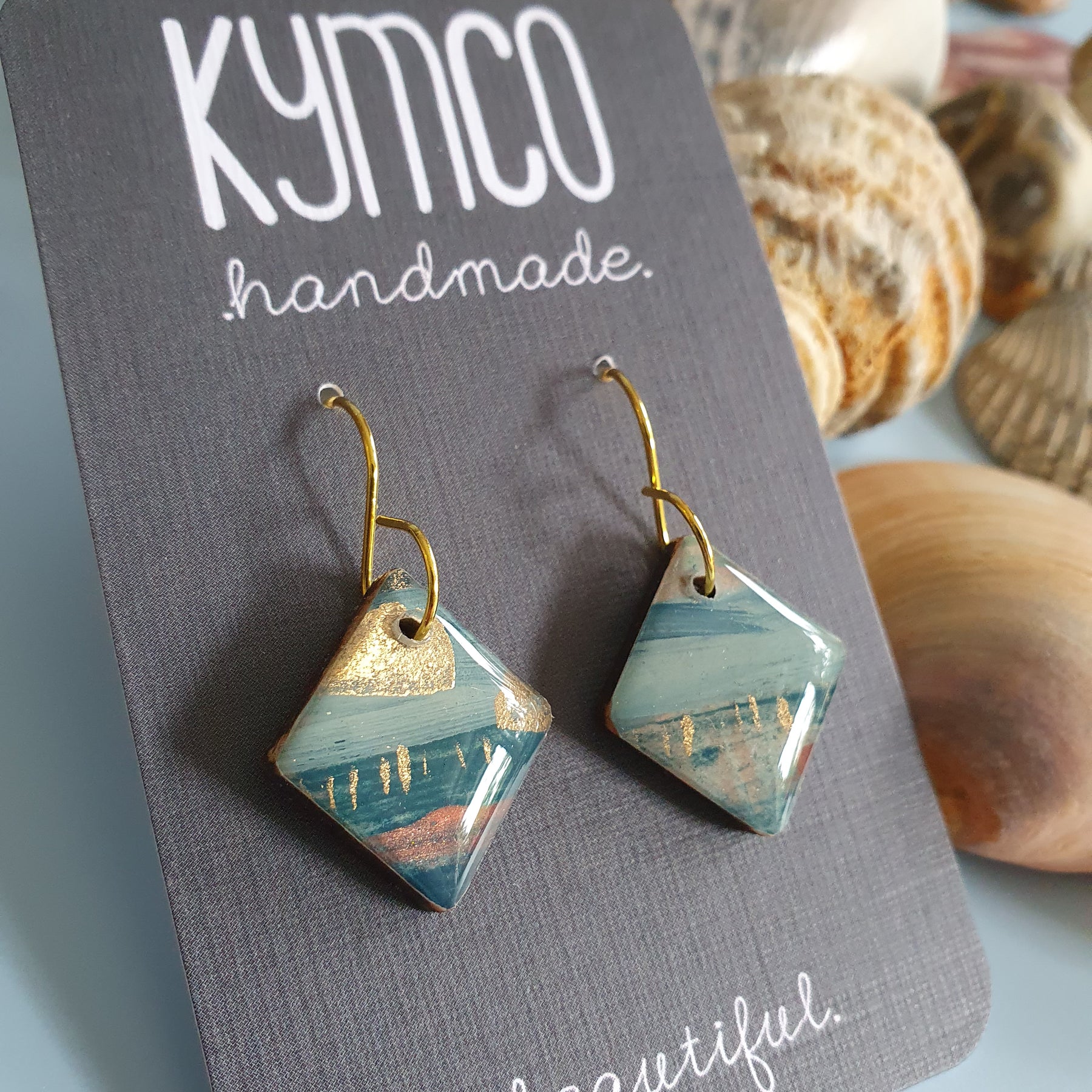 The Sea Dreams Collection | Resin art earrings | Part 2 | Large dangles | Studs