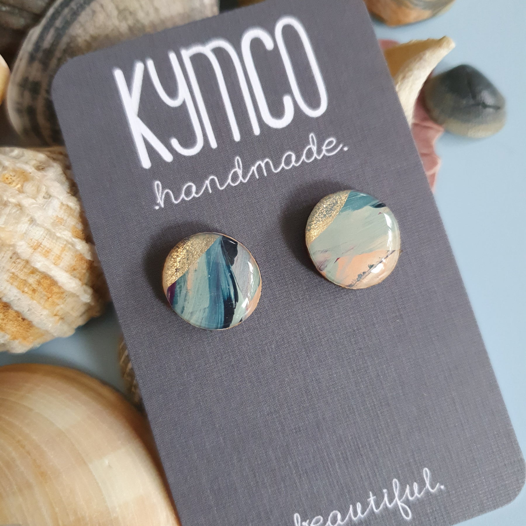 The Sea Dreams Collection | Resin art earrings | Part 2 | Large dangles | Studs