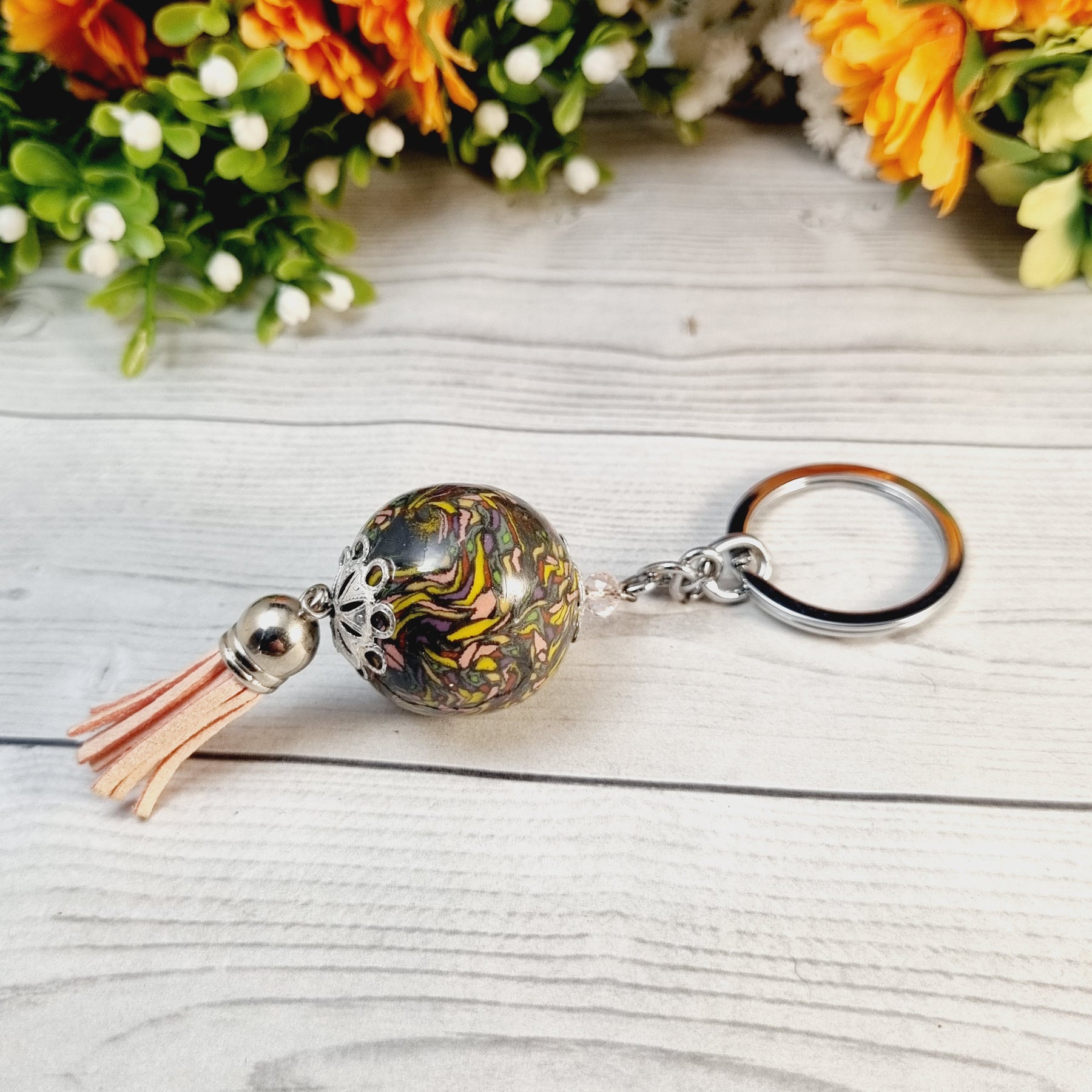 Polymer Clay Key Chain – Multiple Designs Available