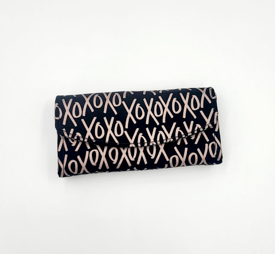 Rose Gold Kisses Clutch Purse