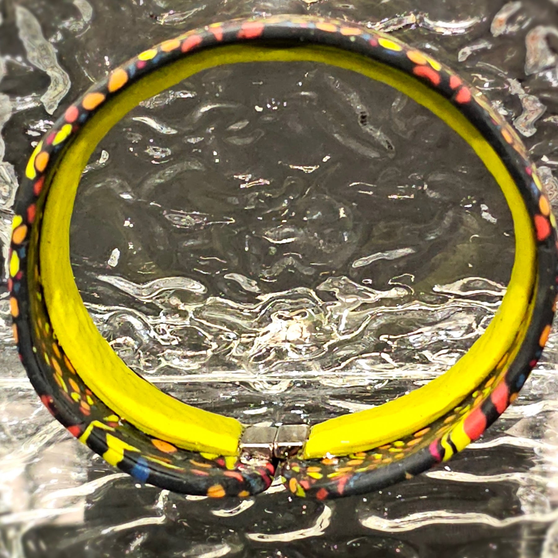 RADIANCE CUFF  – POLYMER CLAY STATEMENT BANGLE