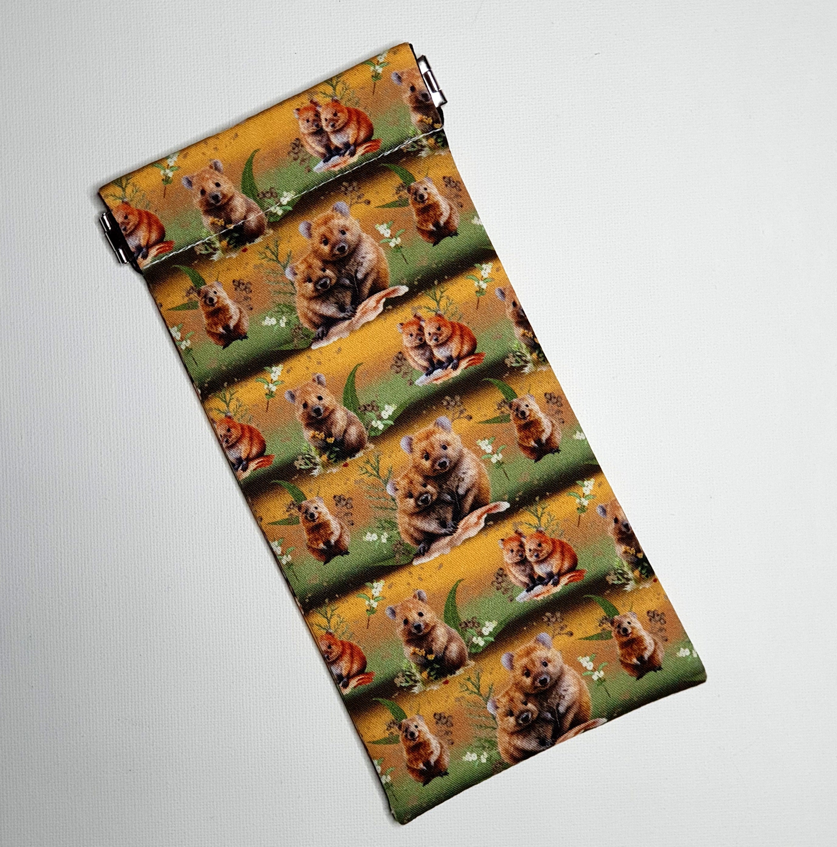 Sunglasses Pouch in Cute Quokka Fabric