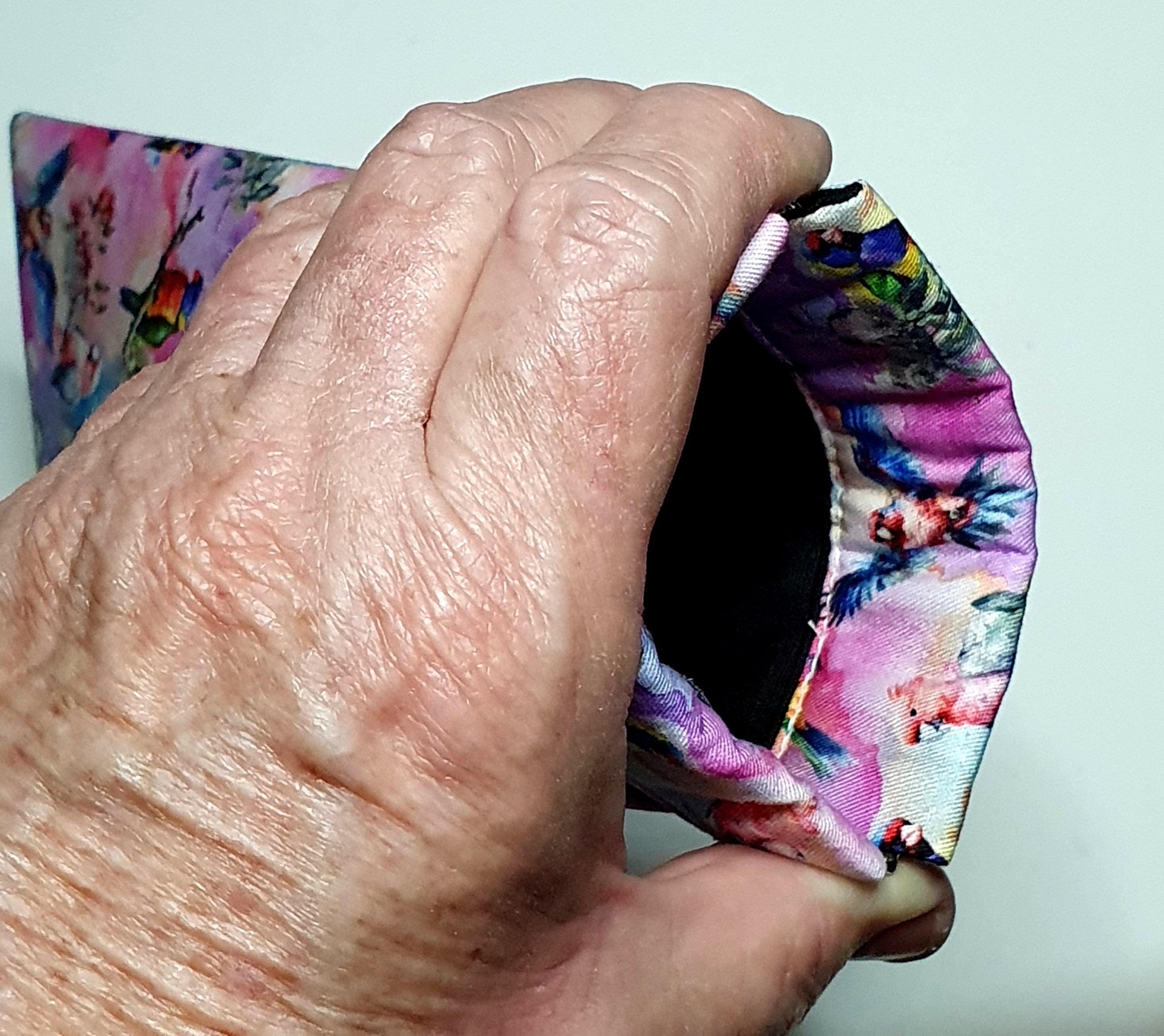 Sunglasses Pouch in Pretty Native Bird fabric