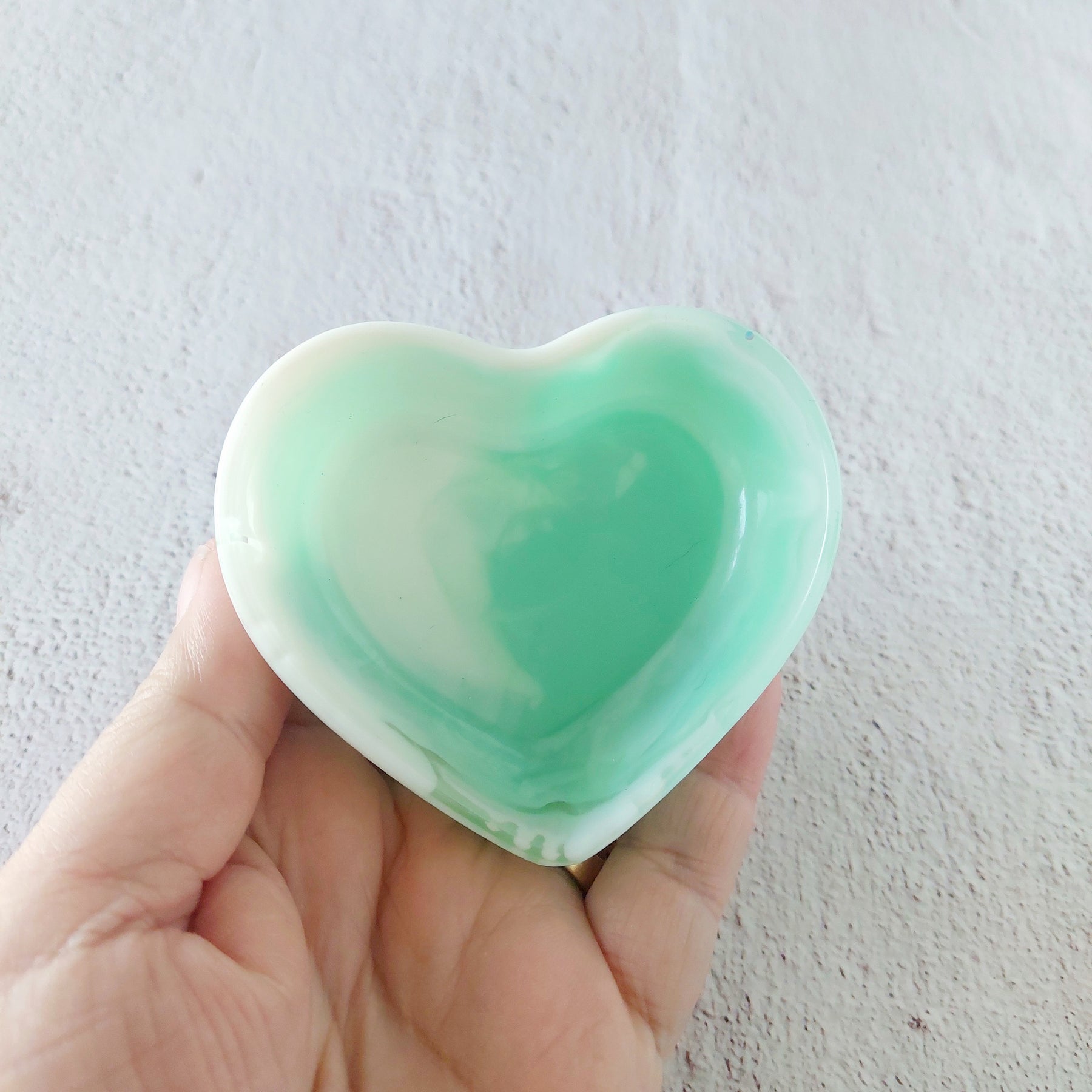 Love Heart Resin Glitter Trinket Dish Pinch Bowl