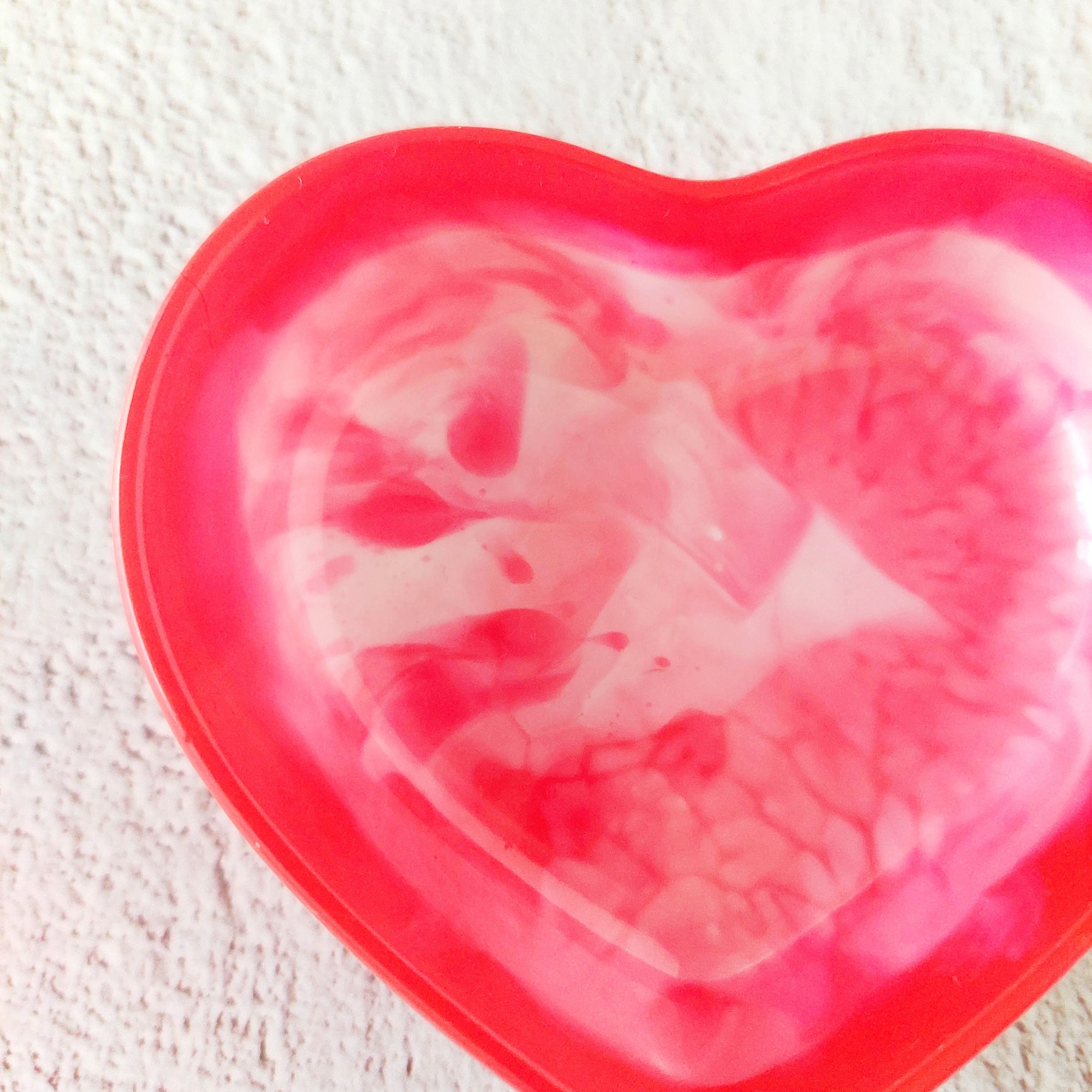 Love Heart Resin Glitter Trinket Dish Pinch Bowl