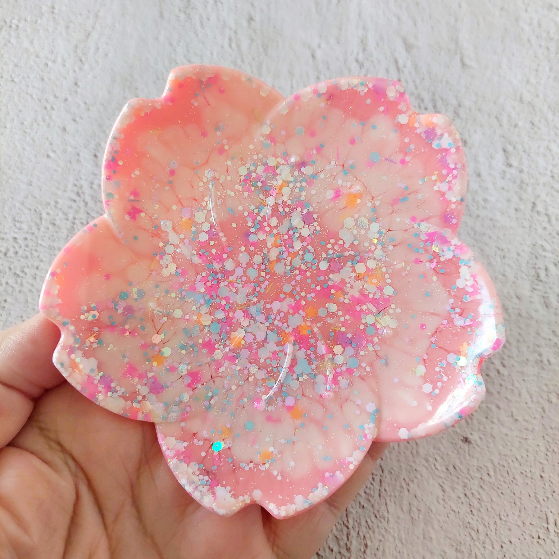 Sakura Cherry Blossom Resin Trinket Dish