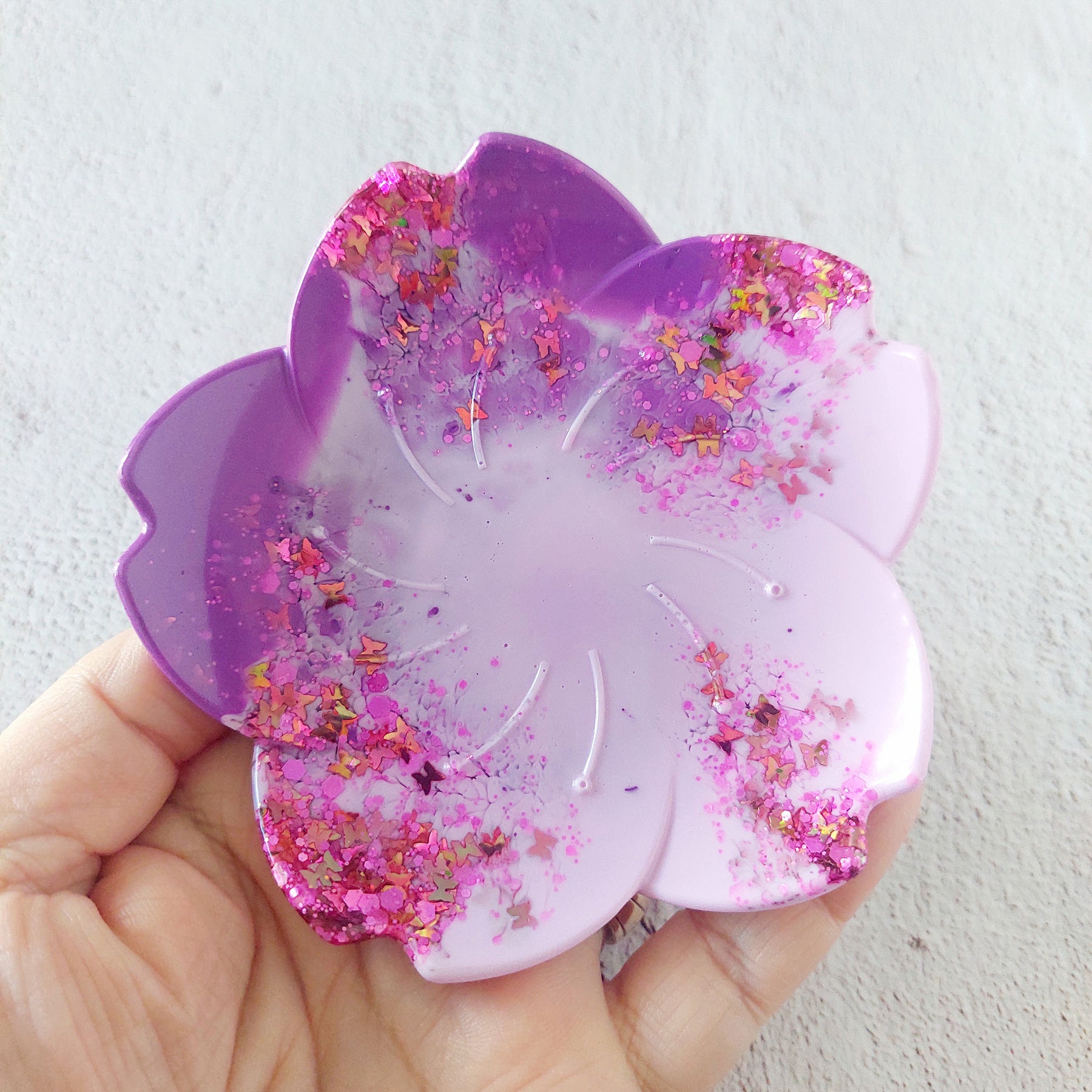 Sakura Cherry Blossom Resin Trinket Dish