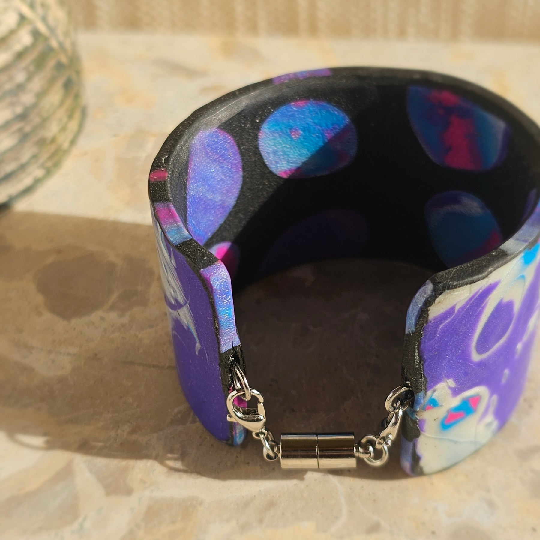 BOLD SPIRIT CUFF – ARTISAN POLYMER CLAY