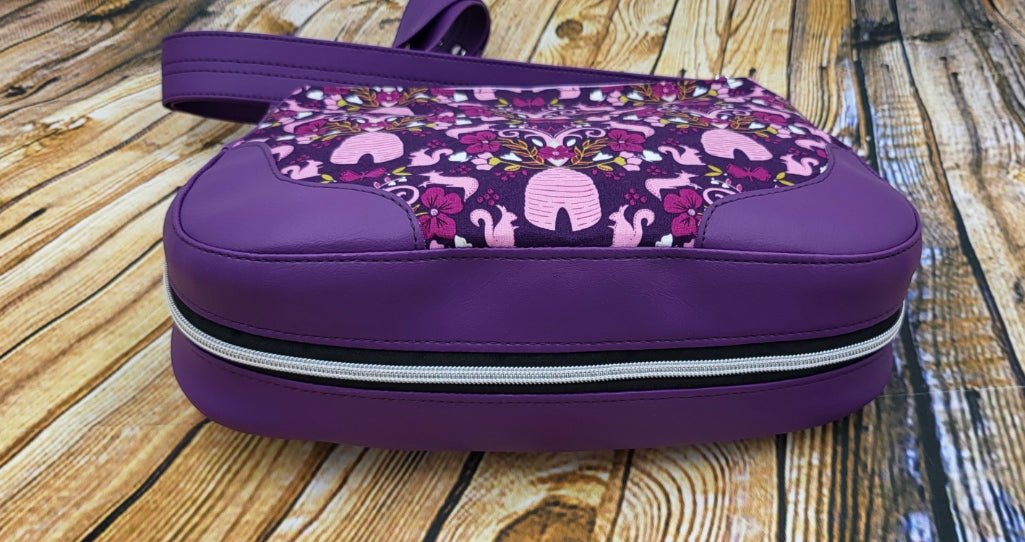 Sadie Expandable Bag Pink Purple design