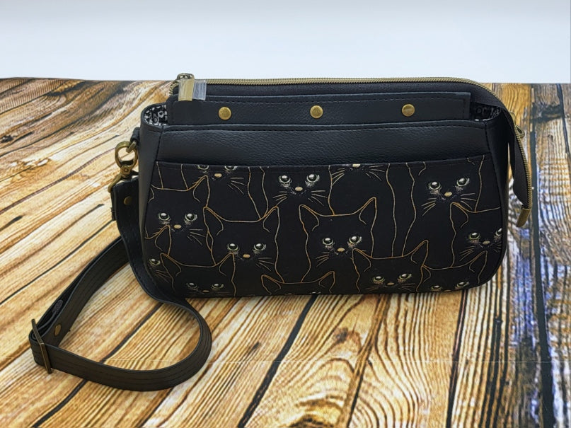 Gold Cats Ava Shoulder/Crossbody Bag