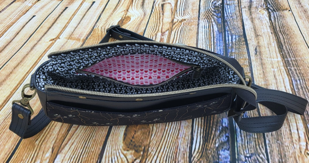 Gold Cats Ava Shoulder/Crossbody Bag