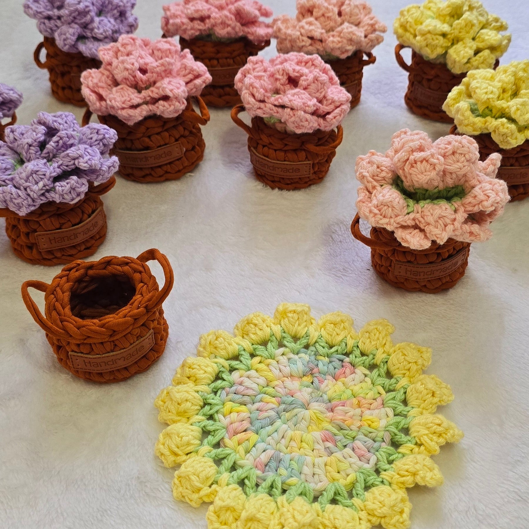 Surprise Flower Coasters