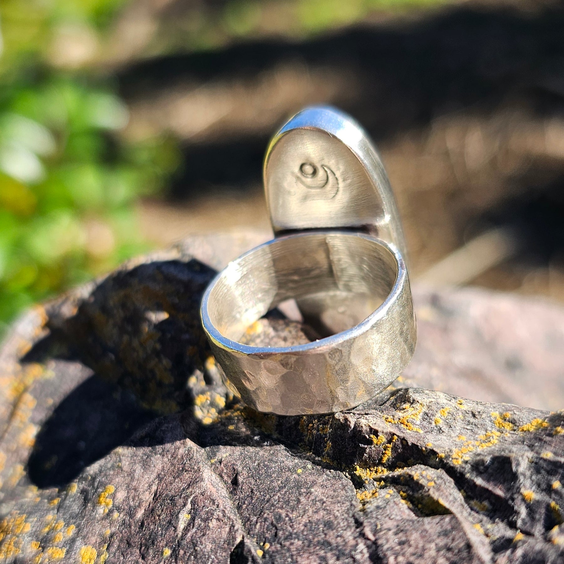 Labradorite Sterling Silver Ring Sz 8.5