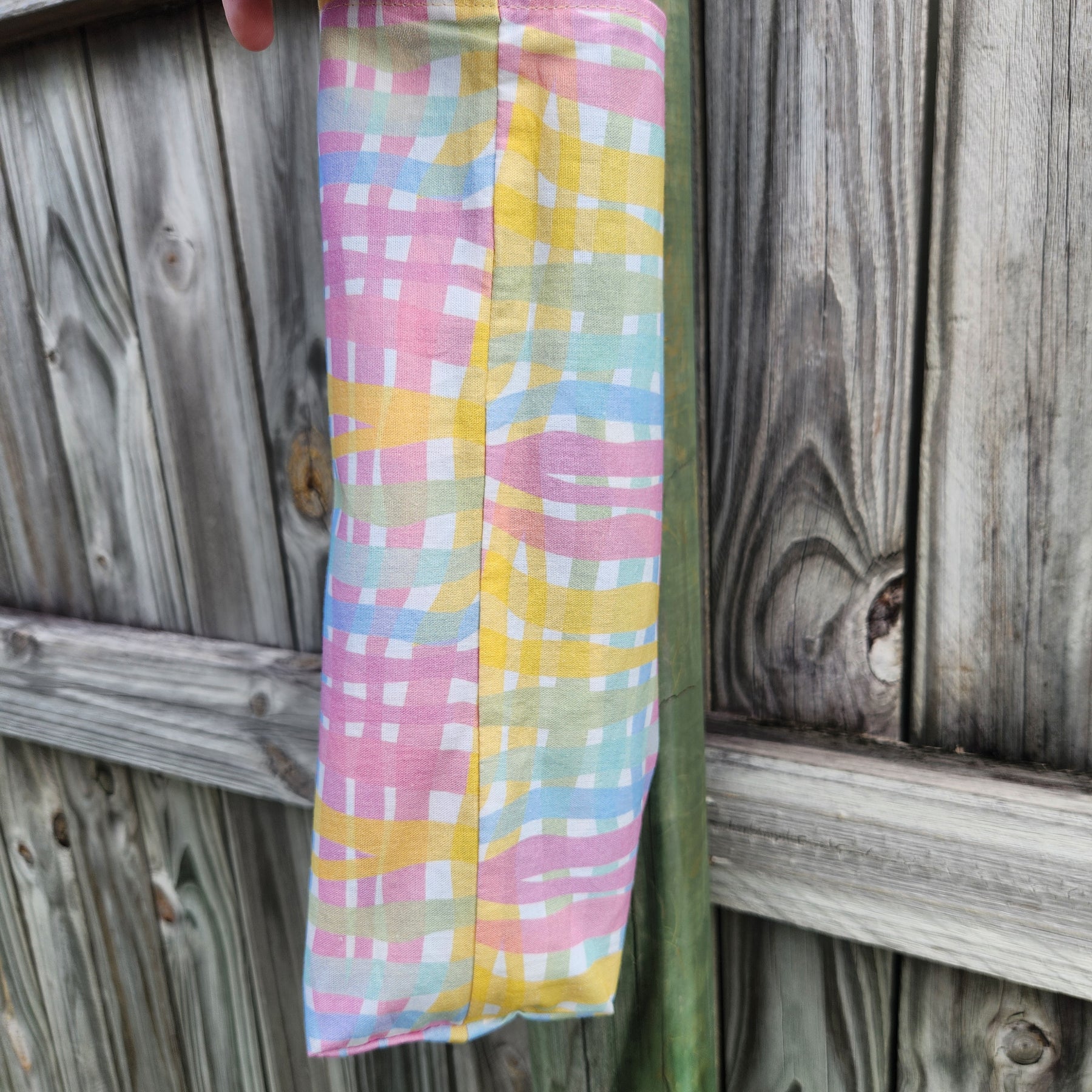 Abstract Floral Reversible Medium Tote Bag