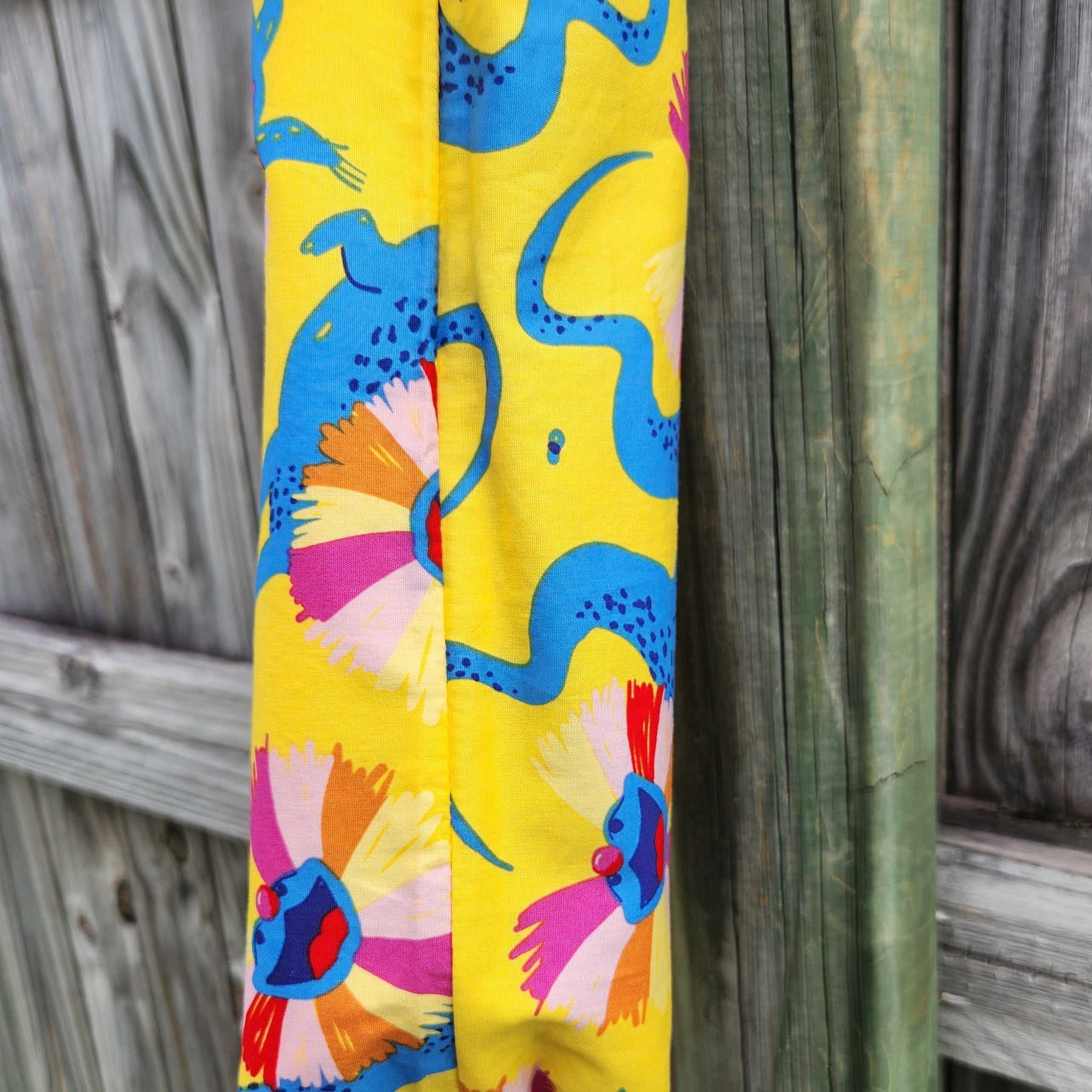 Bright Abstract Shapes Reversible Medium Tote Bag