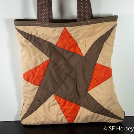 Retro 80s Quilt Repurposed as a Bag