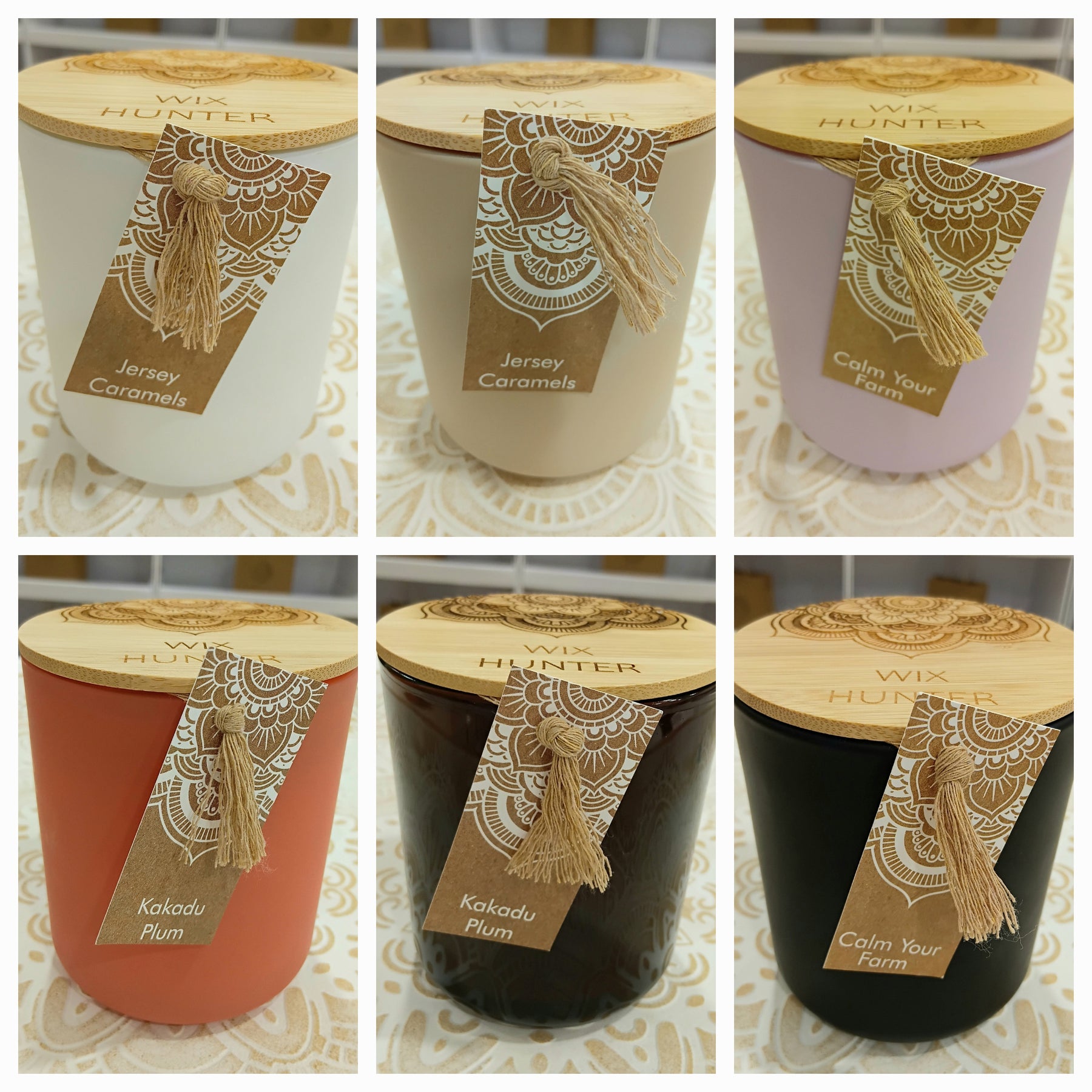 Urban Soy Candle Collection Hand poured Candle - Gloss Dark Amber Colour Jar