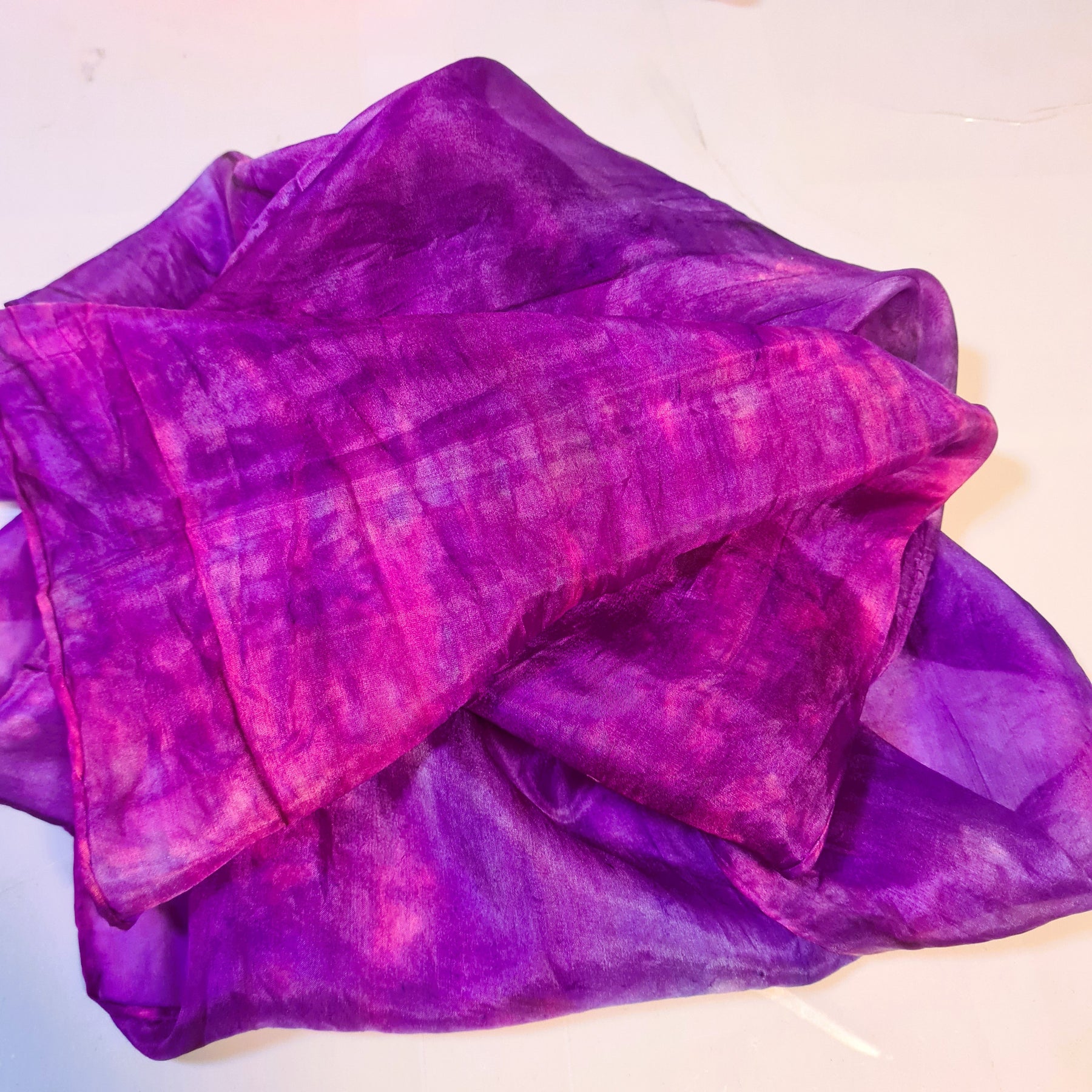 Hand Dyed Silk Scarf