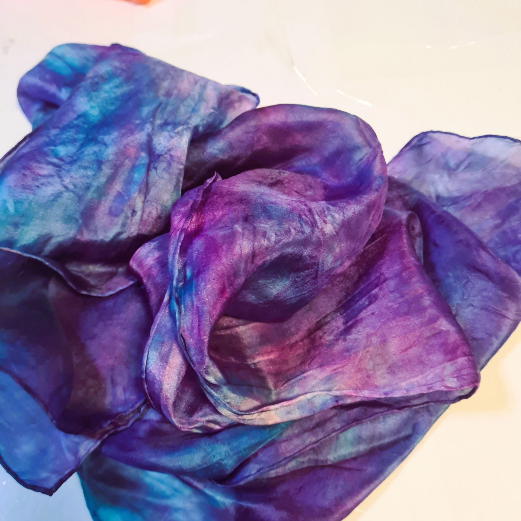 Hand Dyed Silk Scarf