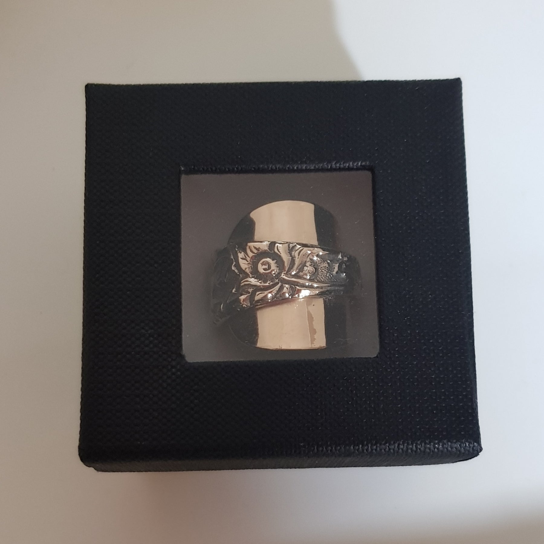 copper continental design spoon ring (573 AM/R)