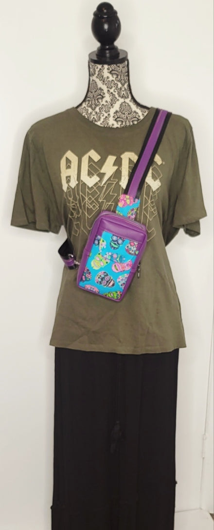 Purple Rainbow Everyday Sling Bag