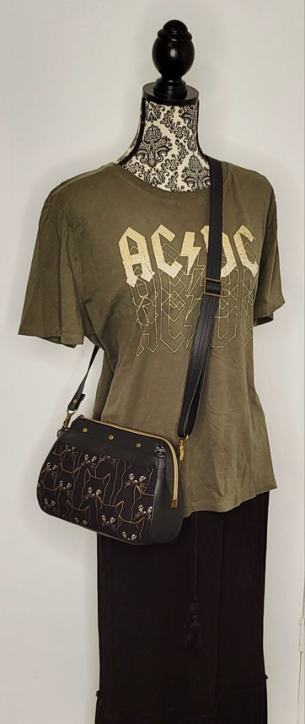 Gold Cats Ava Shoulder/Crossbody Bag