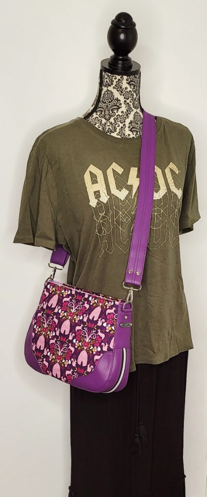 Sadie Expandable Bag Pink Purple design